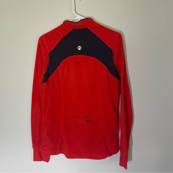 Fleece Orange Long-Sleeve Top - Picture 3 of 3